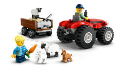 60461 LEGO® City Römorklu Kırmızı Çiftlik Traktörü ve Koyun - 6