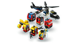 60462 LEGO® City Helikopter, İtfaiye Kamyonu ve Denizaltı Karışımı - 5