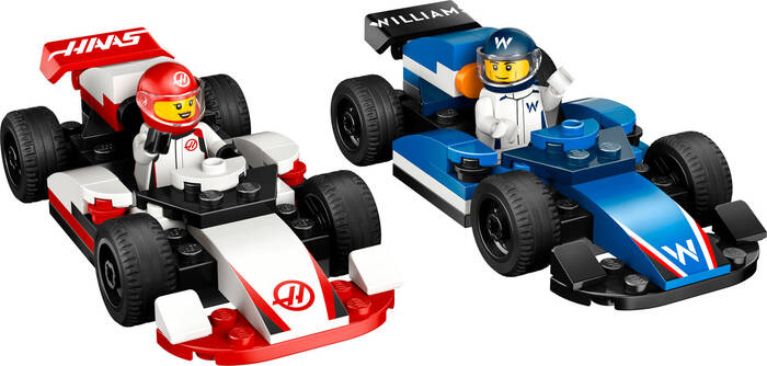 60464 LEGO® City F1® Williams Racing ve Haas F1® Yarış Arabaları - 1