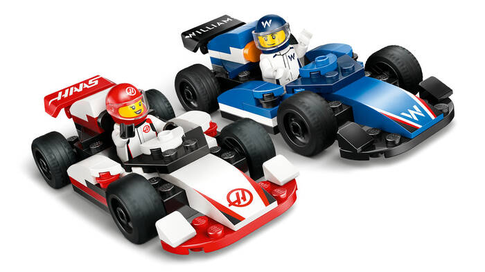 60464 LEGO® City F1® Williams Racing ve Haas F1® Yarış Arabaları - 3