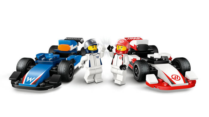 60464 LEGO® City F1® Williams Racing ve Haas F1® Yarış Arabaları - 5