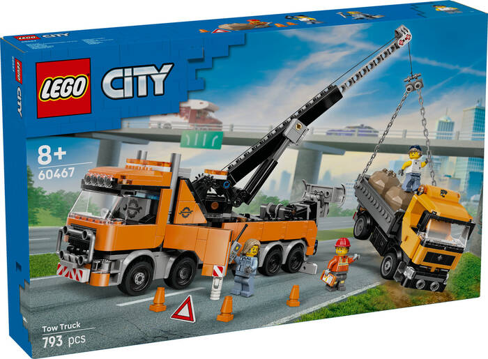 60467 LEGO® City Vinçli Ağır Vasıta Kurtarma Çekici Kamyonu - 2