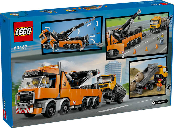60467 LEGO® City Vinçli Ağır Vasıta Kurtarma Çekici Kamyonu - 7
