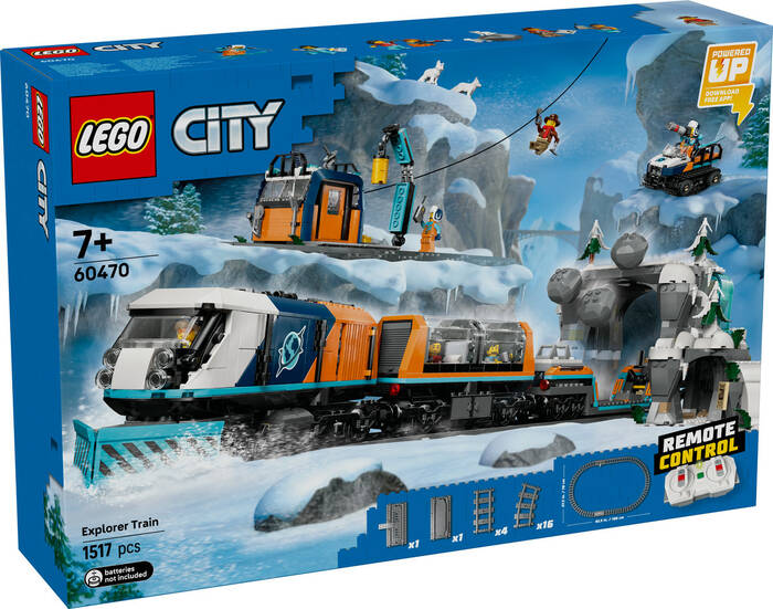 60470 LEGO® City Kaşiflerin Kuzey Kutbu Ekspres Treni - 2