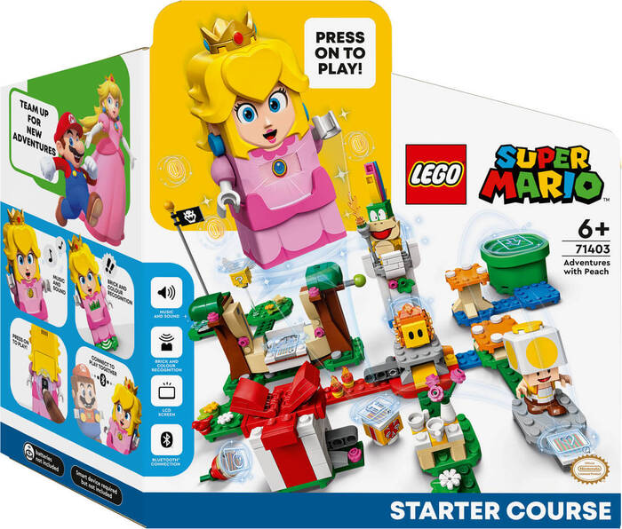 71403 LEGO Super Mario™ Peach ile Maceraya Başlangıç Seti - 2