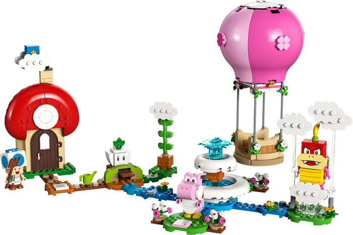 71419 LEGO® Super Mario Peach'in Bahçesinde Balon Yolculuğu Ek Macera Seti - 1