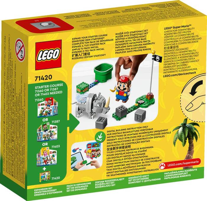 71420 LEGO® Super Mario Gergedan Rambi Ek Macera Seti - 6