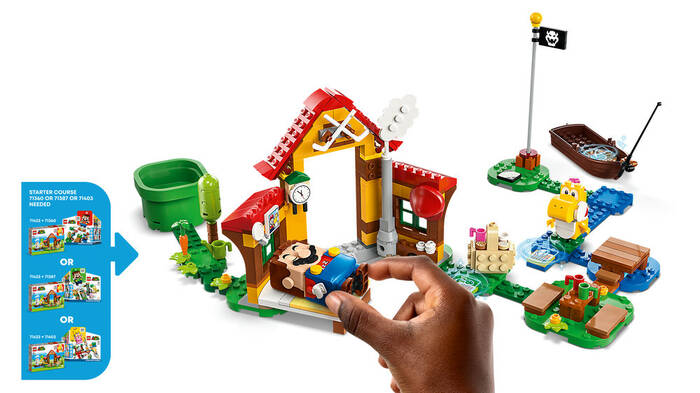 71422 LEGO® Super Mario Mario'nun Evinde Piknik Ek Macera Seti - 6