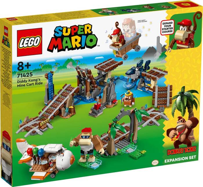 71425 LEGO® Super Mario Diddy Kong'un Maden Arabası Ek Macera Seti - 2
