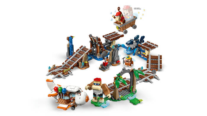 71425 LEGO® Super Mario Diddy Kong'un Maden Arabası Ek Macera Seti - 3