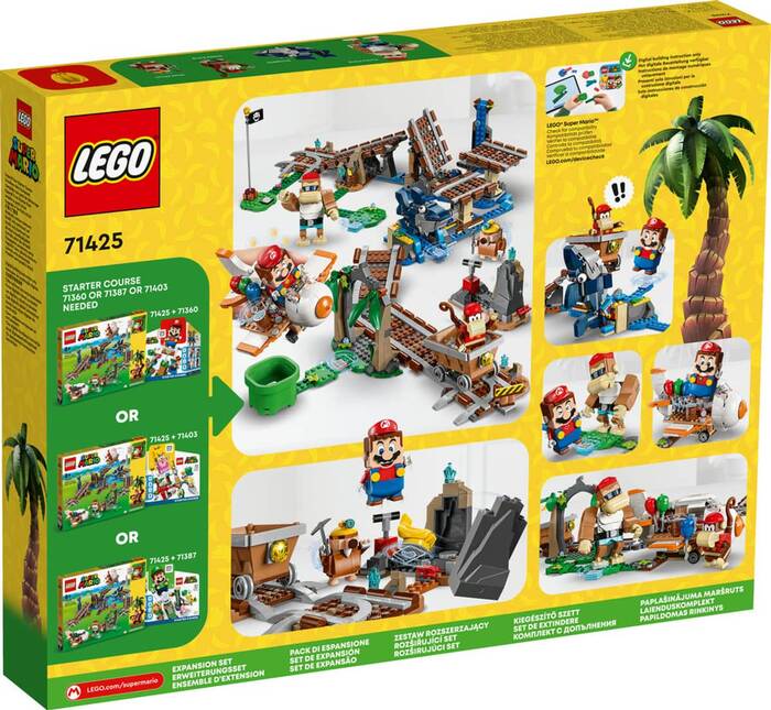 71425 LEGO® Super Mario Diddy Kong'un Maden Arabası Ek Macera Seti - 7
