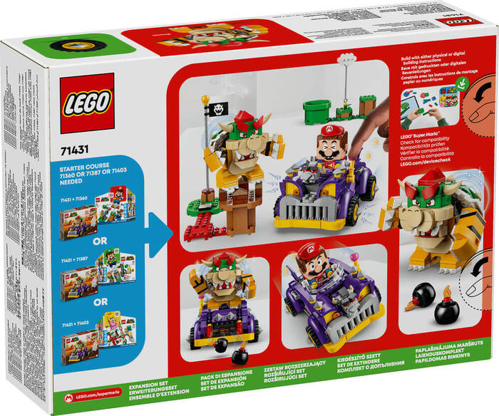 71431 LEGO® Super Mario Bowser'ın Büyük Arabası Ek Macera Seti - 7
