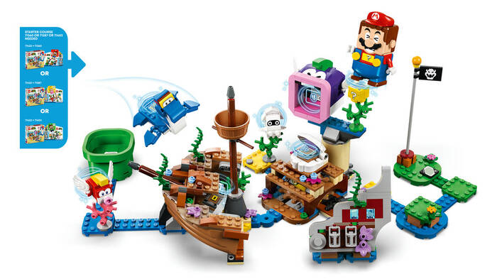71432 LEGO® Super Mario Dorrie'nin Batık Gemi Macerası Ek Macera Seti - 6