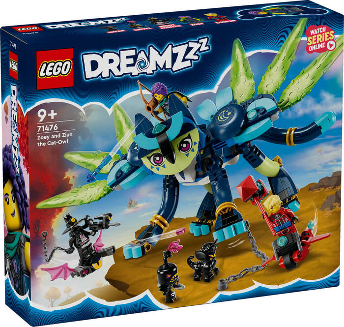 71476 LEGO® DREAMZzz Zoey ve Kedi-Baykuş Zian - 2