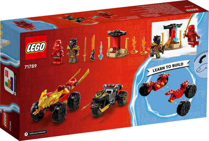 71789 LEGO® NINJAGO Kai ve Ras'ın Araba ve Motosiklet Savaşı - 7