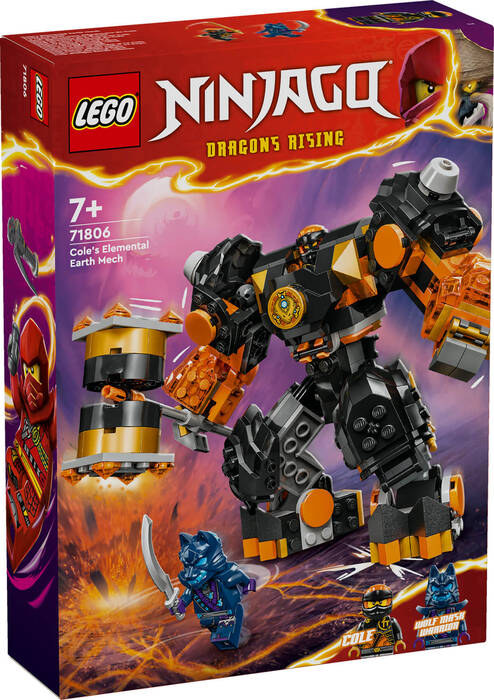 71806 LEGO® NINJAGO Cole'un Toprak Elementi Robotu - 2