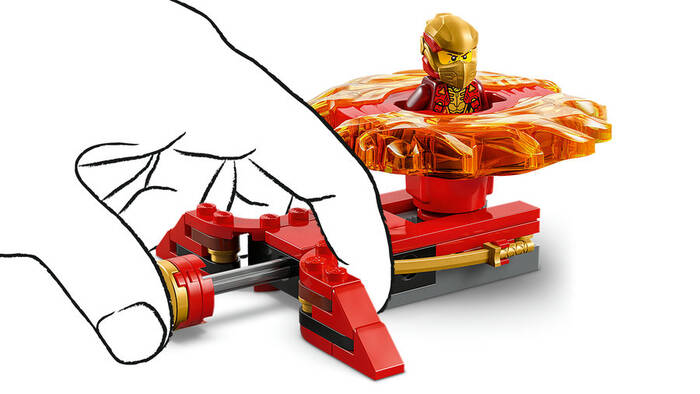 71823 LEGO® NINJAGO Kai'nin Ejderha Spinjitzu Topacı - 5