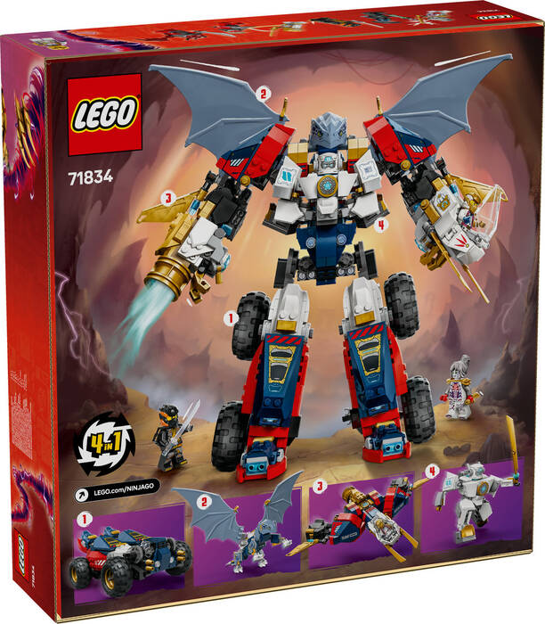 71834 LEGO® NINJAGO Zane'in Ultra Kombo Mech’i - 7