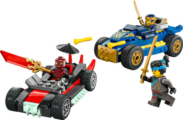 71840 LEGO® NINJAGO® Rogue ile Drix Yarış Arabası Düellosu - 1