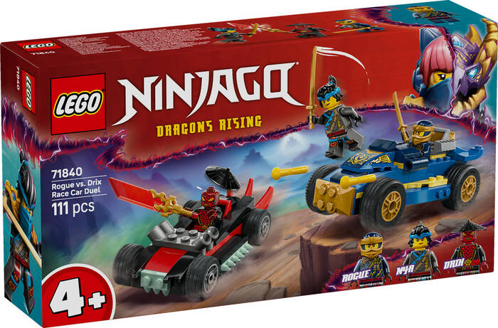 71840 LEGO® NINJAGO® Rogue ile Drix Yarış Arabası Düellosu - 2
