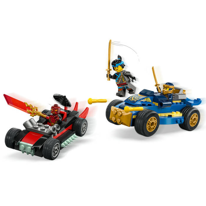 71840 LEGO® NINJAGO® Rogue ile Drix Yarış Arabası Düellosu - 3