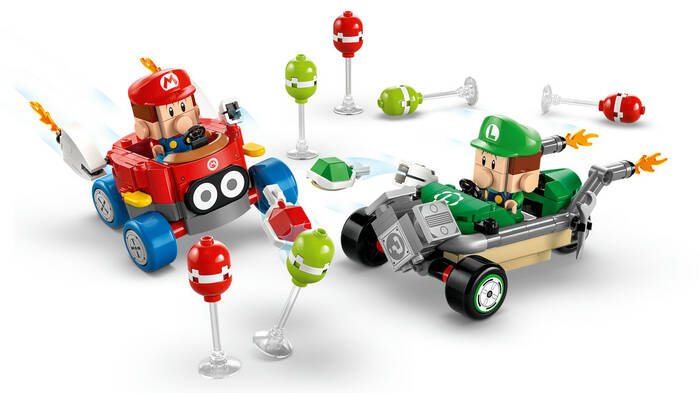 72034 LEGO® Super Mario Mario Kart™ – Baby Mario ile Baby Luigi - 3