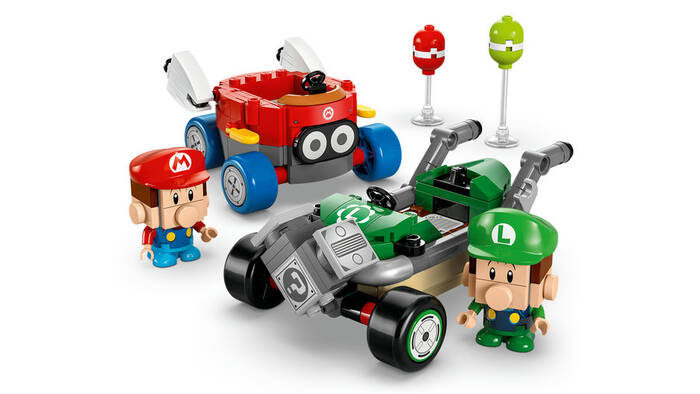 72034 LEGO® Super Mario Mario Kart™ – Baby Mario ile Baby Luigi - 6