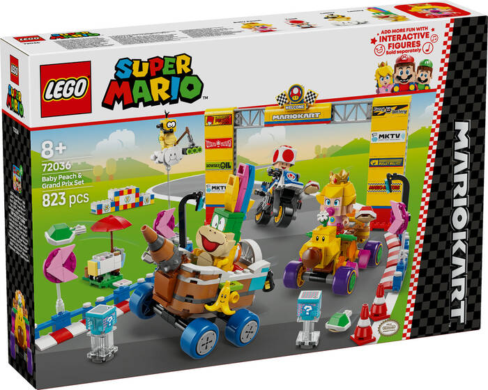 72036 LEGO® Super Mario Mario Kart™ – Baby Peach ve Grand Prix Seti - 2