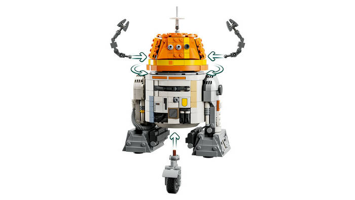 75416 LEGO® Star Wars™ Chopper (C1-10P)™ Astromech Droidi - 6