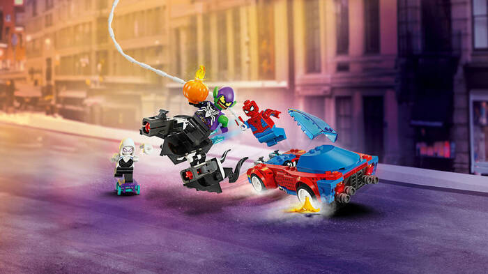 76279 LEGO® Marvel Örümcek Adam Yarış Arabası ve Venom Green Goblin - 4