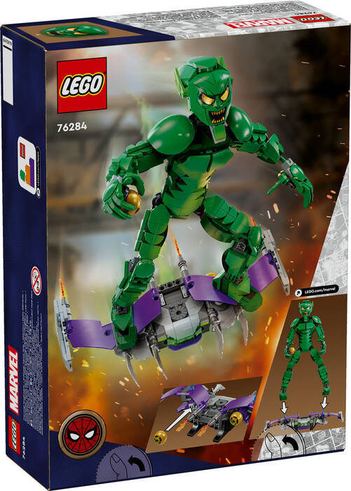 76284 LEGO® Marvel Green Goblin Yapım Figürü - 7