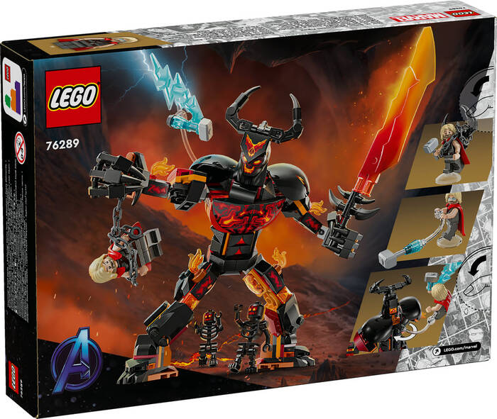 76289 LEGO® Marvel Thor, Surtur Yapım Figürüne Karşı - 7