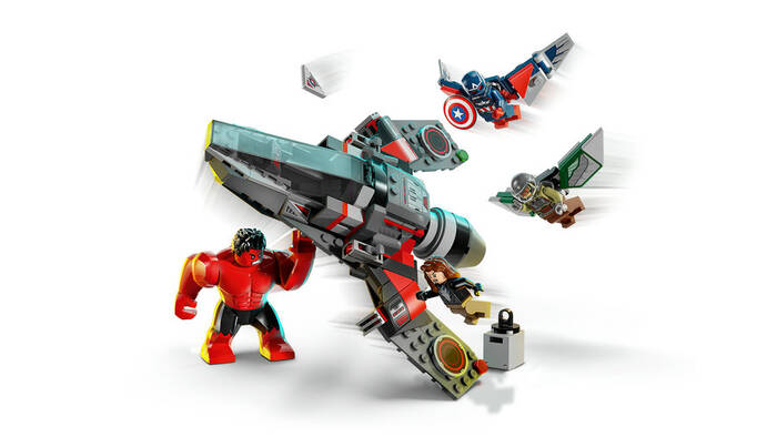 76292 LEGO® Marvel Kaptan Amerika ile Red Hulk Savaşı - 5