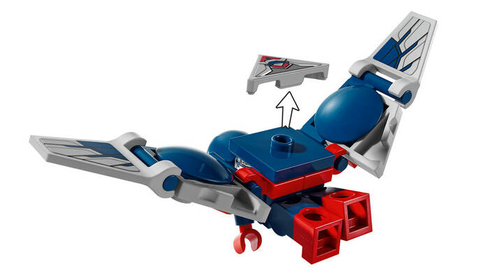 76292 LEGO® Marvel Kaptan Amerika ile Red Hulk Savaşı - 6