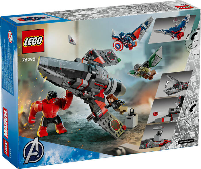 76292 LEGO® Marvel Kaptan Amerika ile Red Hulk Savaşı - 7