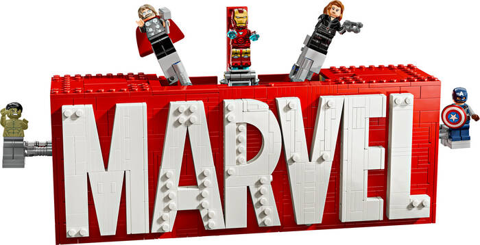 76313 LEGO® Marvel MARVEL Logosu ve Minifigürleri - 1
