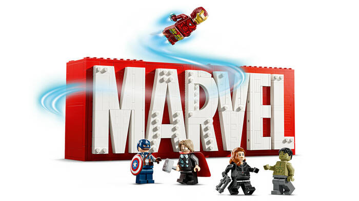 76313 LEGO® Marvel MARVEL Logosu ve Minifigürleri - 4
