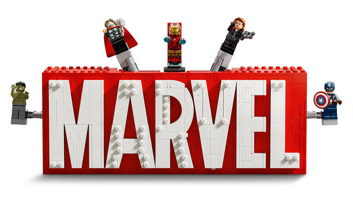 76313 LEGO® Marvel MARVEL Logosu ve Minifigürleri - 5