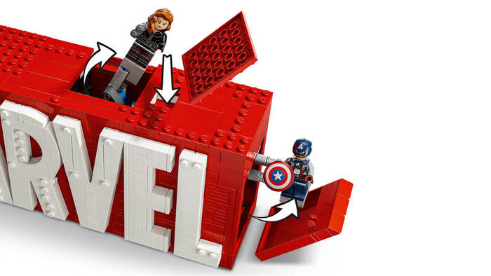 76313 LEGO® Marvel MARVEL Logosu ve Minifigürleri - 6