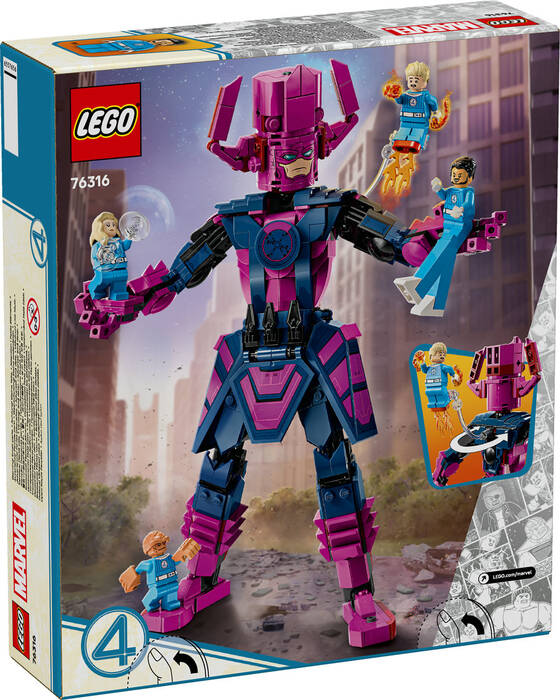 76316 LEGO® Marvel Fantastik Dörtlü, Galactus Yapım Figürüne Karşı - 6