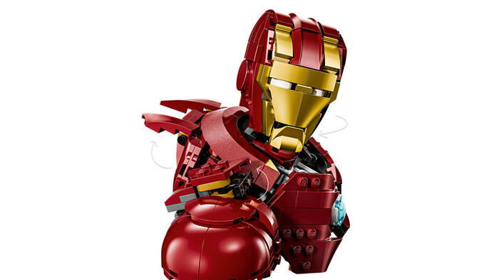 76327 LEGO® Marvel Iron Man MK4 Büstü - 6