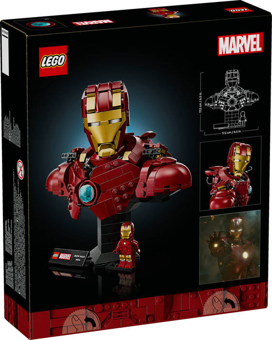 76327 LEGO® Marvel Iron Man MK4 Büstü - 7
