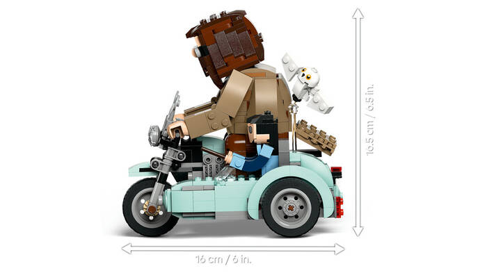 76443 LEGO® Harry Potter™ Hagrid™ ve Harry'nin Motosiklet Yolculuğu - 4
