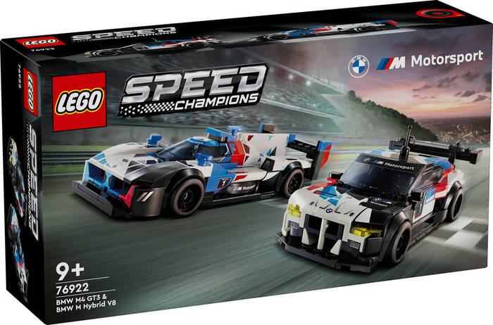 76922 LEGO® Speed Champions BMW M4 GT3 ve BMW M Hybrid V8 Yarış Arabaları - 3