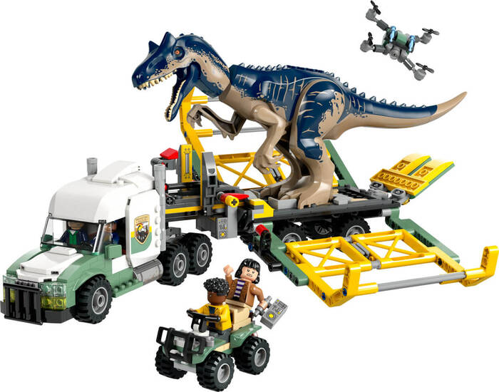 76966 LEGO® Jurassic World Dinozor Görevleri: Allosaurus Taşıma Kamyonu - 1