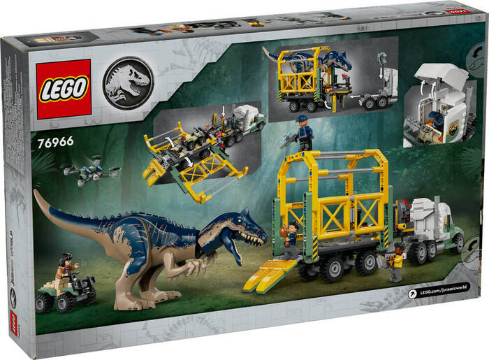 76966 LEGO® Jurassic World Dinozor Görevleri: Allosaurus Taşıma Kamyonu - 7