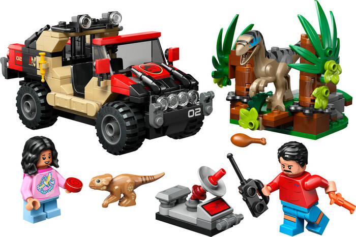 76972 LEGO® Jurassic World Raptor Arazi Kaçışı - 1