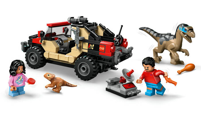 76972 LEGO® Jurassic World Raptor Arazi Kaçışı - 5
