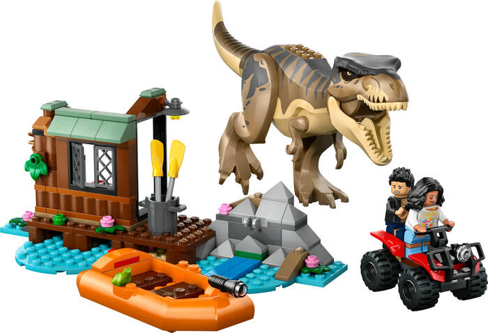 76975 LEGO® Jurassic World T. rex Nehir Kaçışı - 1