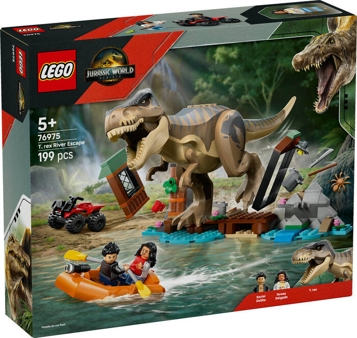 76975 LEGO® Jurassic World T. rex Nehir Kaçışı - 2